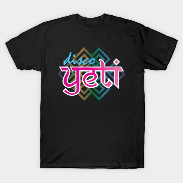 Disco Yeti T-Shirt by GoAwayGreen